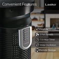 thumbnail image 5 of Lasko Wind Curve 42" 3-Speed Oscillating, Remote, 7.5-Hour Timer, Ionizer Tower Fan T42950, 5 of 11