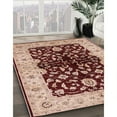 thumbnail image 3 of Ahgly Company Machine Washable Indoor Rectangle Industrial Modern Pastel Orange Area Rugs, 2' x 5', 3 of 7