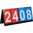 thumbnail image 1 of Zshan 1pcs Sports Scoreboard, 4-Digit Scoreboard, Score Flip Scoreboard, Portable Multifunctional Game Scoreboard, for Basketball Competitions, 1 of 5