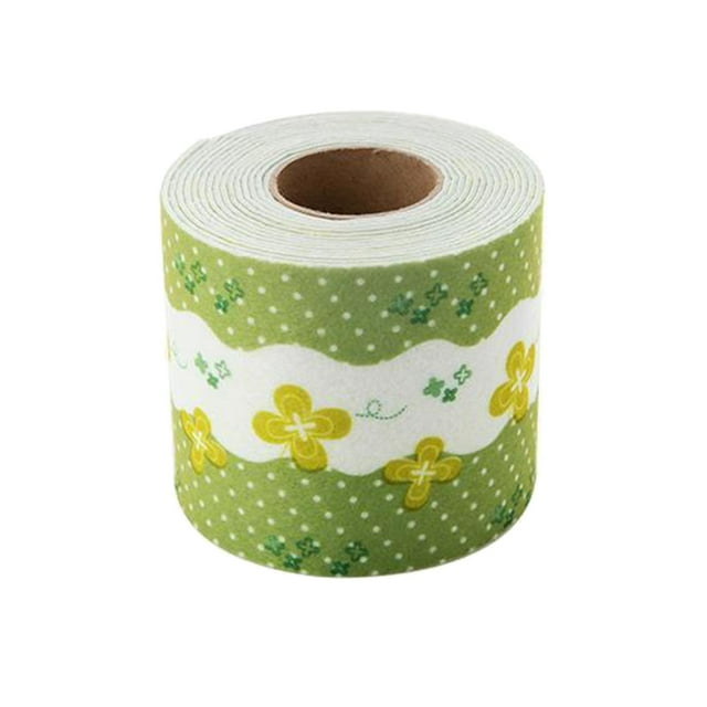Anti Frost Door Sealing Tape Cartoon with Pattern Window Cling Window Insulation Kits paste Window Sticker for Bathroom Wooden Kitchen Grass