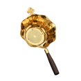 thumbnail image 6 of Tongina Tea Strainer Tea Drain Kung Fu Tea Practical Sturdy Teaware Long Handle Fine Mesh Tea for Living Room Study Room Office Gold, 6 of 8
