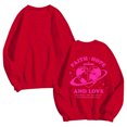 thumbnail image 1 of Rbaofujie Sweat à Capuche pour Enfants, Sweat Imprimé à Manches Longues, Col Rond, Rouge, 1 of 2