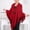Watermelon Red, variant on LEKODE Ponchos for Women Thick Shawl Warm Shawl Wraps for Women's Scarves Women's Shawls Ladies Scarf Shawl Poncho for Women Beige A