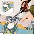 thumbnail image 6 of Yayeee Faucet Mat for Kitchen Sink 14.7" Diatomite Long Splash Guard Pad, Boho Style Sun, 6 of 7