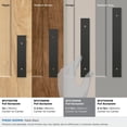 thumbnail image 4 of Amerock Maymont 5-1/16 inch (128mm) Center-to-Center Rectangle Matte Black Cabinet Pull Backplate, 4 of 7