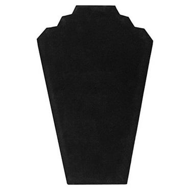 Gratier Black Jewelry Necklace Display Stand Neck Chain Holders Jewelry Bust Stands (Size Middle)