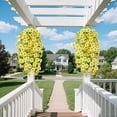 thumbnail image 6 of Artificial Flower Garland | Faux Hanging Vine | Decorative Plastic Wall Plant Multicolor | Easy Install Home Ceiling Decor, Leaves, Indoor Garden Accent, 6 of 9