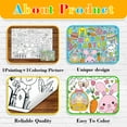 thumbnail image 5 of Happy Easter Coloring Poster, 31.5x43.3 Inch Disposable Paper Tablecloth for Children's Party, Kids Craft, Doodle Activity, Easter Celebration, 5 of 8