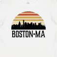 thumbnail image 4 of Inktastic Boston Massachusetts Skyline Sunset Boys or Girls Baby T-Shirt, 4 of 5