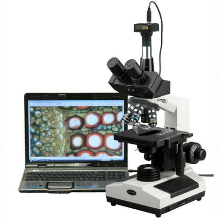 AmScope 40X-2000X Doctor Veterinary Clinic Compound Microscope + 14MP Digital Camera New