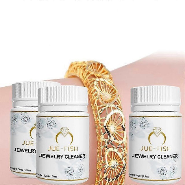 Limpiador de joyas con brillo instantáneo de 3 piezas, limpiador multifunción para relojes dorados, anillos de diamantes