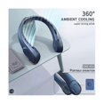 thumbnail image 3 of Ventilador de cuello WEIHJMXG sin aspas personal recargable USB 3 velocidades ajustables Blanco, 3 of 5