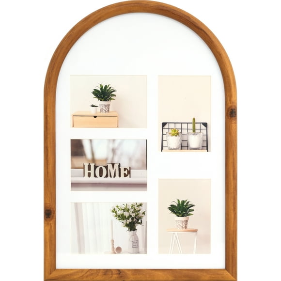 No Brand Home Decor 12'' x 17.5'' 5 Opening Arch Wall Photo Frame
