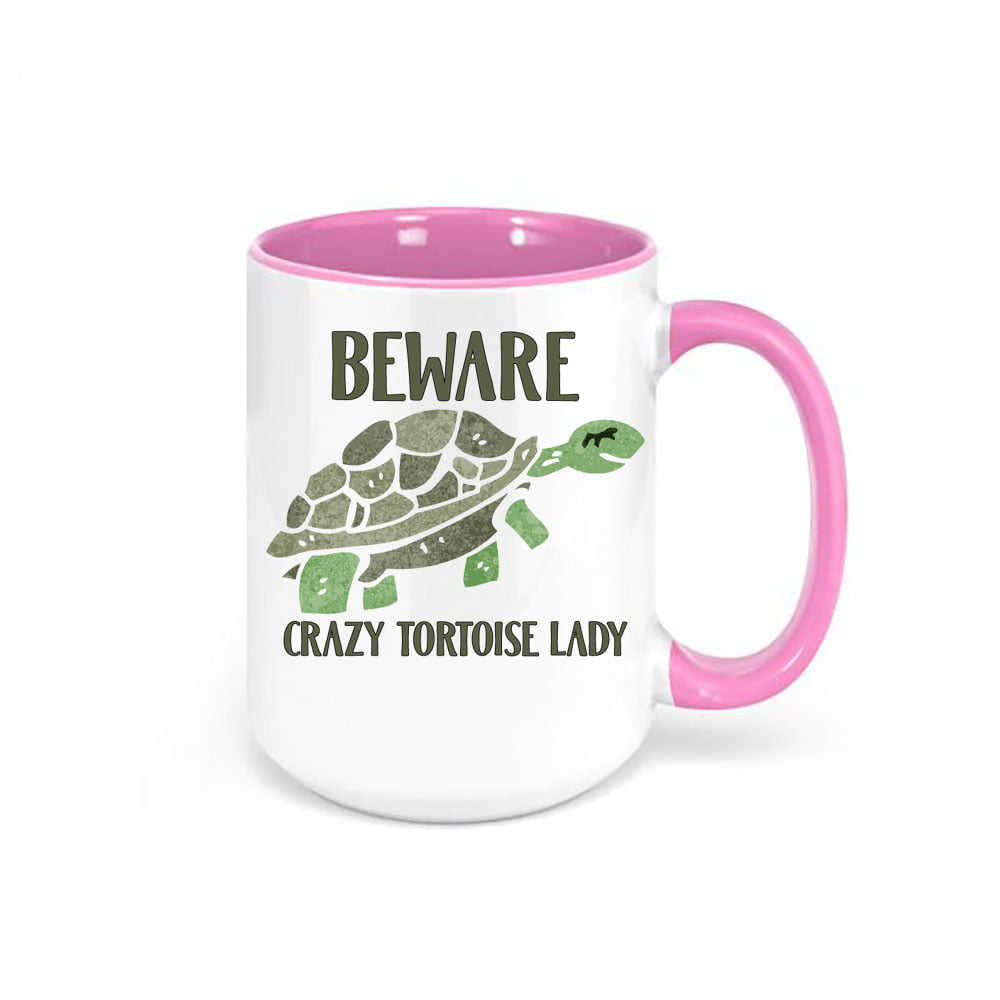 Beware Crazy Fox Lady Funny Coffee Tea Mug Cup Novelty Gift Present 11oz 