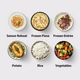 thumbnail image 6 of Toshiba Countertop Microwave Oven, 2.2 Cu Ft, 1,200 Watts, Humidity Sensor, 6 Presets, Mute Function, Stainless Steel, 6 of 9