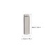 thumbnail image 4 of Riwesomey Tornillo publicitario Hueco de alto brillo Diseño aerodinámico Espejo de vidrio Clavo Tuerca ligera Perno Soporte para colgar en la pared 12x20 Herramientas y ferretería 25x60mm Riwesomey TO008095-34B, 4 of 6