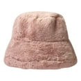 thumbnail image 2 of Yirtree Women's Faux Fur Bucket Hats Fluffy Winter Warm Ladie's Unique Printed Fisherman Cap, 2 of 8