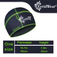 thumbnail image 4 of Evridwear Reflective Lightweight Running Beanie, Cycling Hat, Skull Cap Helmet Liner (1 Piece Lime), 4 of 9