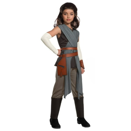 Star Wars Episode VIII - The Last Jedi Deluxe Girl's Rey Costume