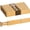 Natural-2.3"High, 16.9“-22.2”Long, 8Pack, variant on Drawer Divider Set Of 4  Adjustable Spring-loaded Organizer (16.9"-22.2") 2.3" Height Suitable For Kitchen Desk Bathroom Clothing And Miscellaneoorganization