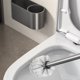 thumbnail image 5 of Cepillo de baño con cerdas duras, kit de cepillo para inodoro, moderno y compacto, con mango largo y cerdas de acero inoxidable., 5 of 8
