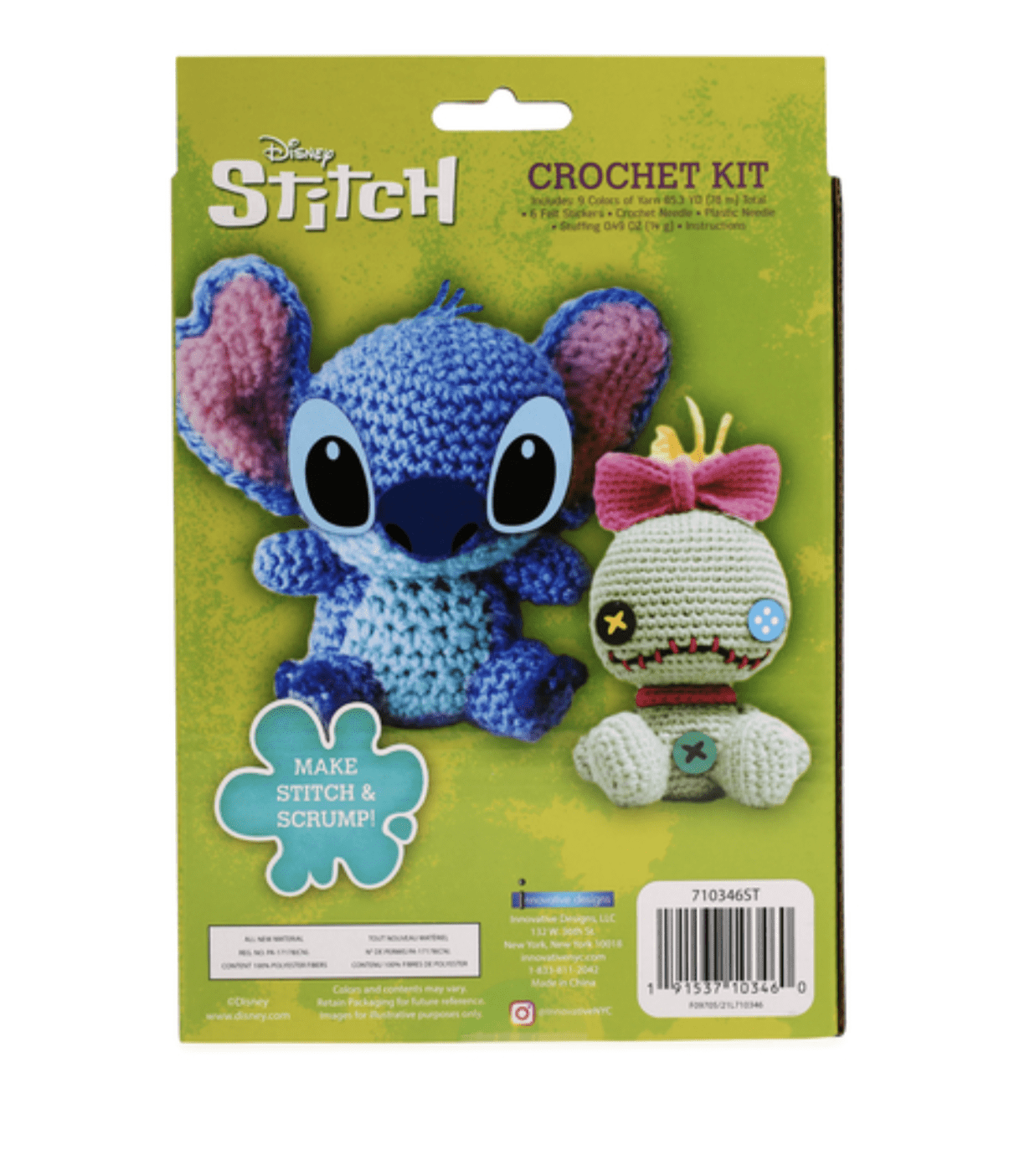 Crochet Kits, Amigurumi Crochet Kits, Disney Crochet Kits, Crochet 