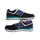 thumbnail image 1 of Size 11.5 NEW BALANCE 574 Men's Sneaker Shoes Black Blue Green ML574MON, 1 of 6