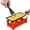 Red, variant on NFTIGB Non-Stick Raclette Grill Set, Portable Carbon Steel Cheese Melter Pan with Spatula, Foldable Steel Handle Design for Home & Kitchen Grilling, Black (7.48 inches / 19 cm)