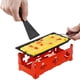 thumbnail image 1 of Conjunto de parrilla antiadherente Raclette Bandeja para fundir queso con espátula Mango de madera plegable Raclette de queso fundido Gadgets de cocina de acero al carbono Irfora Aparatos de cocina, 1 of 7