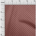 thumbnail image 2 of oneOone Silk Tabby Brown Fabric Asian Japanese Sashiko Quilting Supplies Print Sewing Fabric By The Yard 42 Inch Wide, 2 of 4