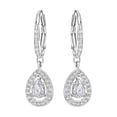 thumbnail image 1 of Pendientes SWAROVSKI Una Angelic Drop con cristal transparente pavé, 1 of 4