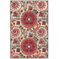 thumbnail image 3 of 8' X 11' Tan Red and Taupe Paisley Power Loom Area Rug, 3 of 9