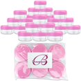 thumbnail image 1 of Frascos para Viaje Beauticom 15 mL Tapa Rosa (24 Piezas), 1 of 6