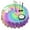 Colorful Tie Dye-1, variant on Colorful Tie Dye Pattern Round Tablecloth 60"x60",Wrinkle Wipeable Table Cloth for Kitchen Dining Room Picnic Patio Party