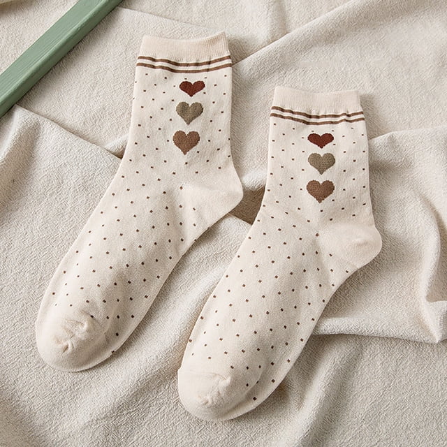 Chaussettes Sport Légères en Coton à Rayures pour Femmes pour Garder au Chaud