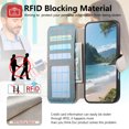 thumbnail image 4 of TECH CIRCLE For iPhone 17 Pro Max Case, 2-in-1 Detachable Magnetic Flip Wallet Case with Card Slots/Zipper Pocket, RFID Blocking PU Leather Flip Cover, Compatible with MagSafe, Protective Case, Gray, 4 of 12