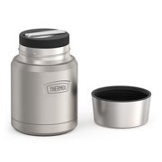 Thermos Icon Food Jar - Stainless Steel, Solid Print - 16oz, Silver — Residential Use, Standard Application