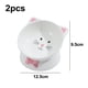 thumbnail image 2 of Cuencos para gatos de paquete de piezas Cuenco elevado de cerámica para gatos La pendiente protege la columna vertebral del gato, sin estrés, evita los vómitos MFZFUKR BST3007745-5, 2 of 8