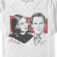 thumbnail image 2 of Men's Marvel Retro Scarlet and Vision  Graphic Tee White 2X Large, 2 of 5