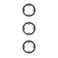 thumbnail image 1 of Eigraketly Juego de platos y bielas de bicicleta 104 BCD Juego de platos y bielas Rueda de cadena de bicicleta Mejorada Anti-caída Ligero Negro 36T 3Conjunto, 1 of 6