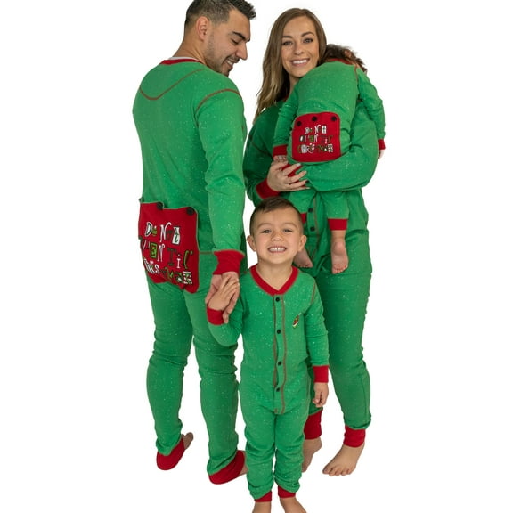 LazyOne Flapjacks, Matching Pajamas for the Dog, Baby & Kids, Teens, and Adults (Bear Bum, 12 MO)