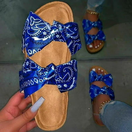 

Zpanxa Womens Sandals Dressy Comfy Platform Casual Shoes Summer Beach Travel Slipper Flip Flops Wedge Sandals for Women Blue 39