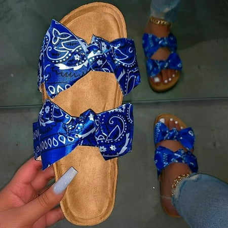 

Zpanxa Womens Sandals Dressy Comfy Platform Casual Shoes Summer Beach Travel Slipper Flip Flops Wedge Sandals for Women Blue 39