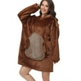 thumbnail image 3 of Cute and Cozy Wearable Blanket Hoodie Animal Design for Ultimate Warmth and Comfort Perfect for Home Use and Relaxing Ideal Gift for Adults, 3 of 6
