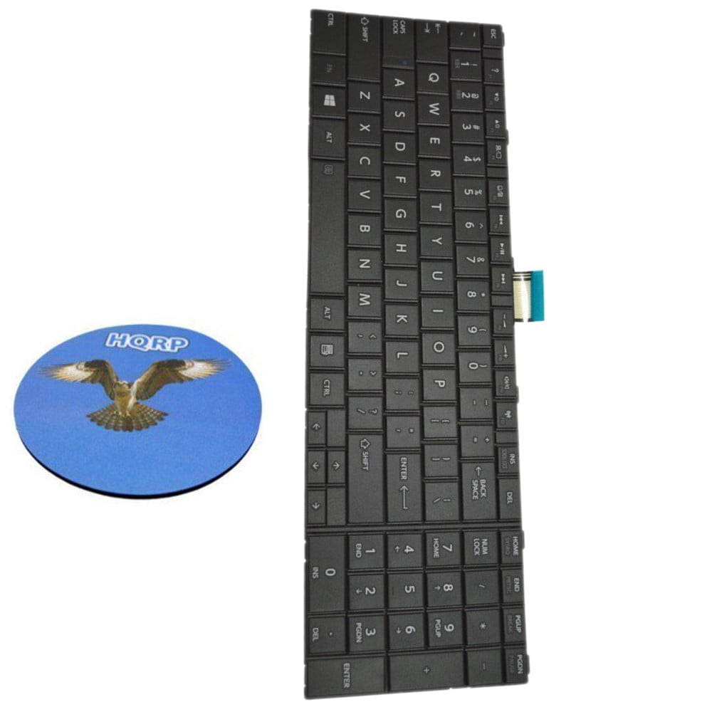 Laptop Keyboard Compatible for Toshiba Satellite L855D L855D-S5114 L855D-S5117 L855D-S5139NR L855D-S5220 L855D-S5242 L855D-SP5261M L855D-SP5266KM L850D-BT2N22 L850D-BT3N22 US Black