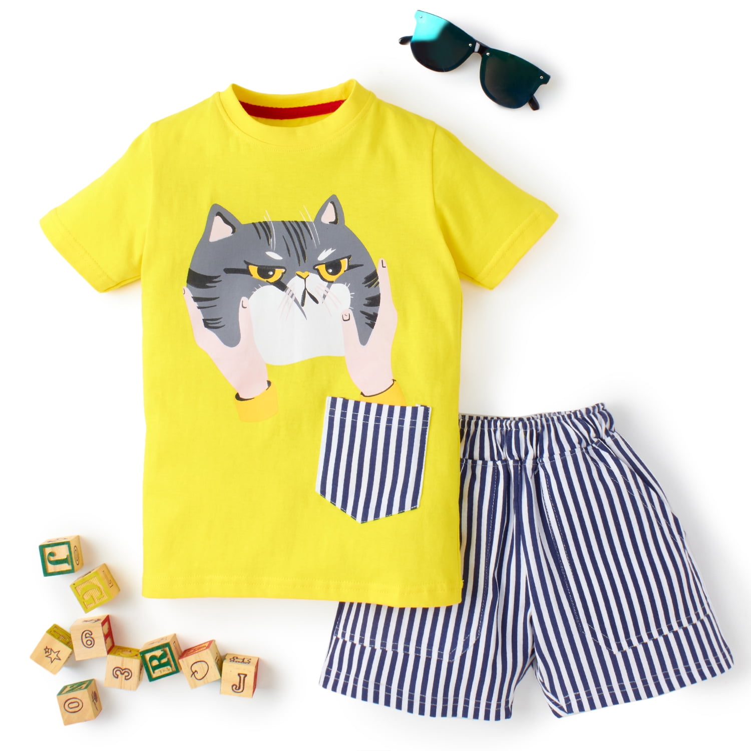 Boys Printed Cotton T-Shirt main image 1