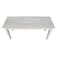 thumbnail image 4 of International Concepts BE-39 Shaker Style Bench, Unfinished, 4 of 4