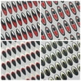 thumbnail image 2 of Leurre de Pêche Artificiel Plat Simulation Réaliste Autocollant Appât Holographique à Paillettes, 2 of 7