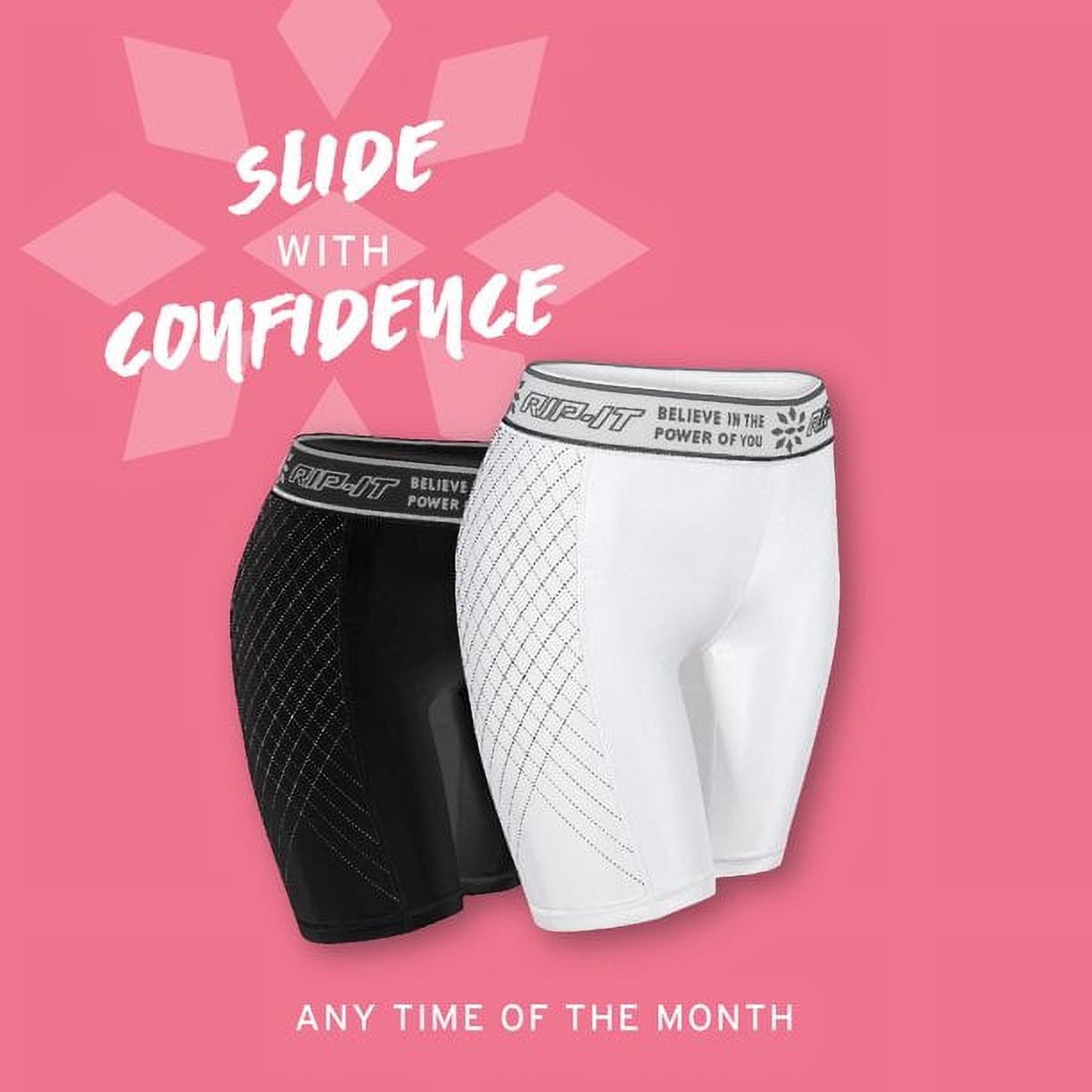 RIP-IT Women's Period-Protection Softball Sliding Shorts PRO