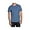 Multi-shade Blue, variant on Men's Fruit Of The Loom 4P3001C Assorted Cotton Fashion Pocket Tee - 4 Pack (Assorted XL)